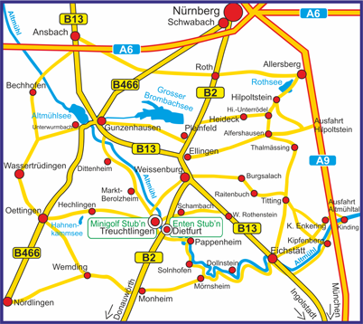 Die Strassenkarte, Karte Fuchs 01, für Comercial Kartografie, Illustration, Fotos und Bilder.